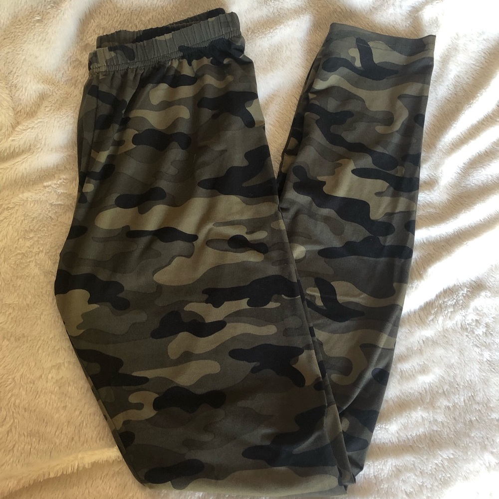 Army Print Leggings